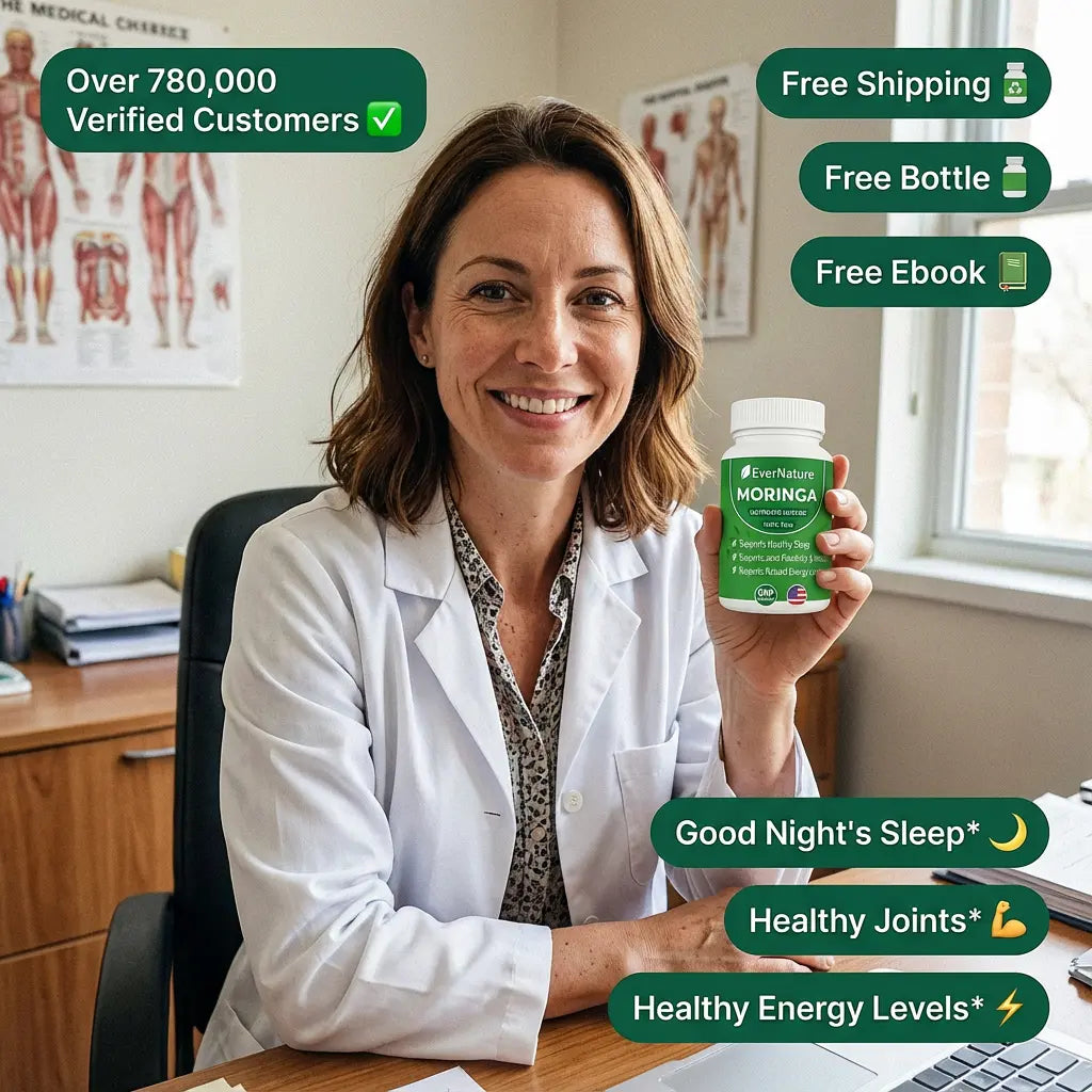 EverNature Moringa — Natural Support for Energy, Sleep & Stress Relief
